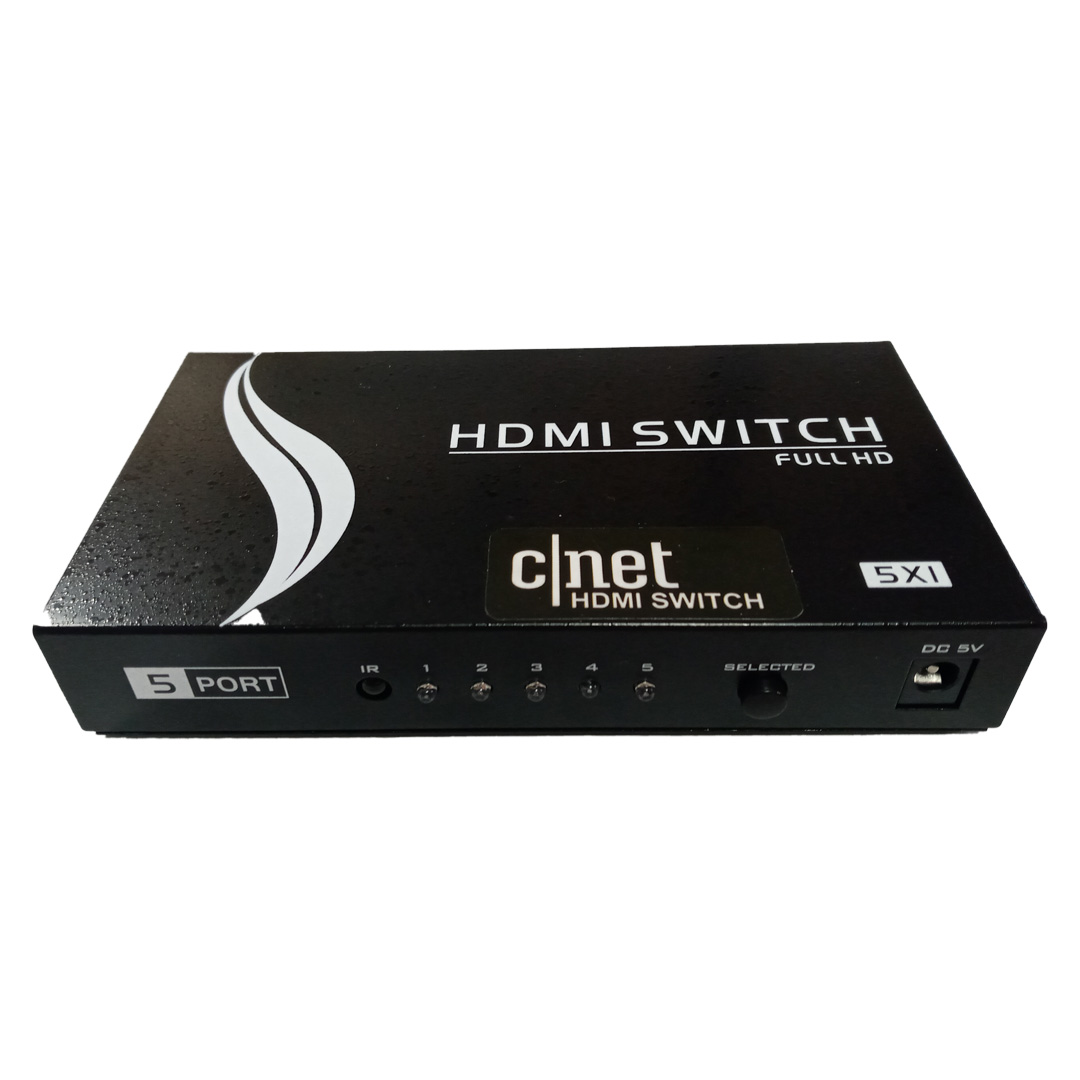 سوئیچ HDMI سی نت (5 به 1)