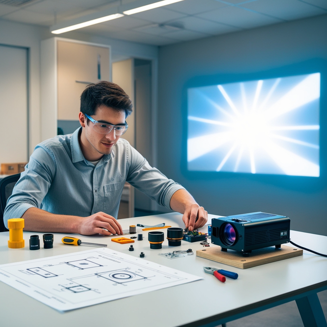 آموزش ساخت ویدیو پروژکتور خانگی 4 نکات کلیدی آموزش ساخت ویدیو پروژکتور خانگی: راهنمای جامع